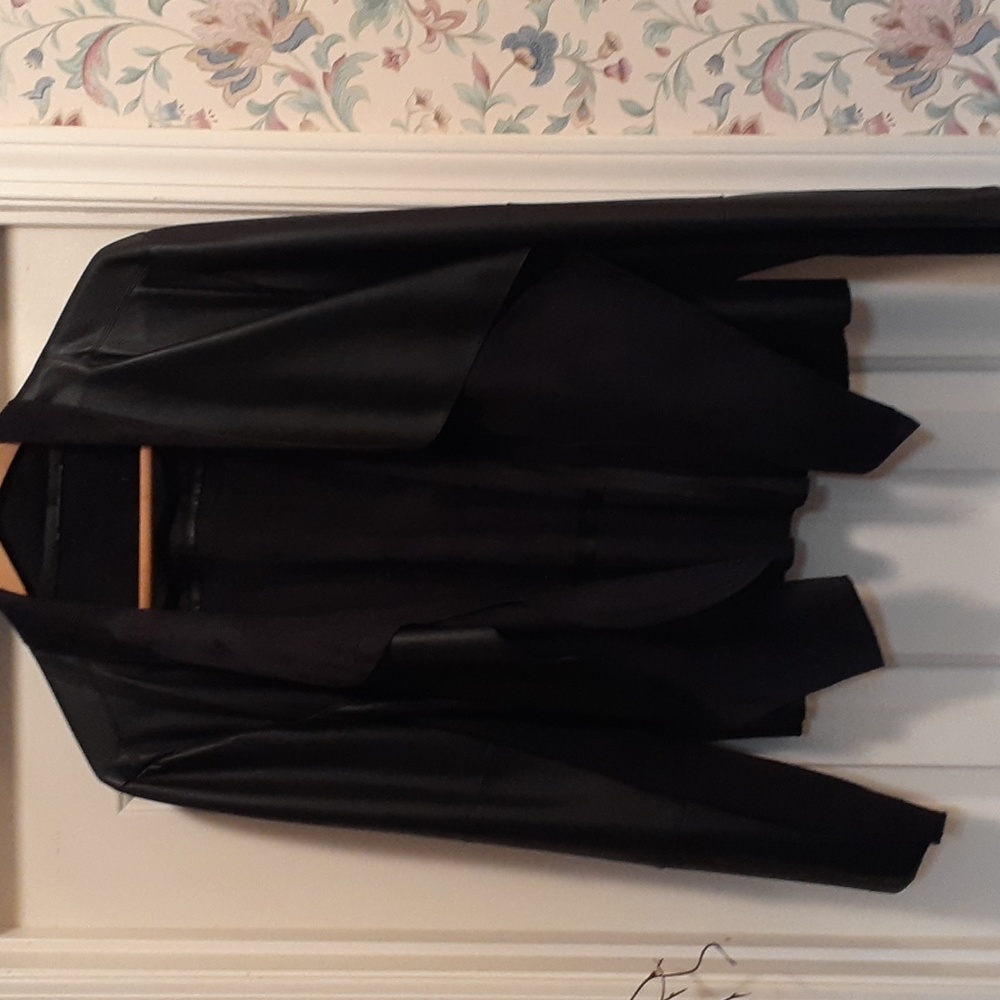 Faux leather jacket